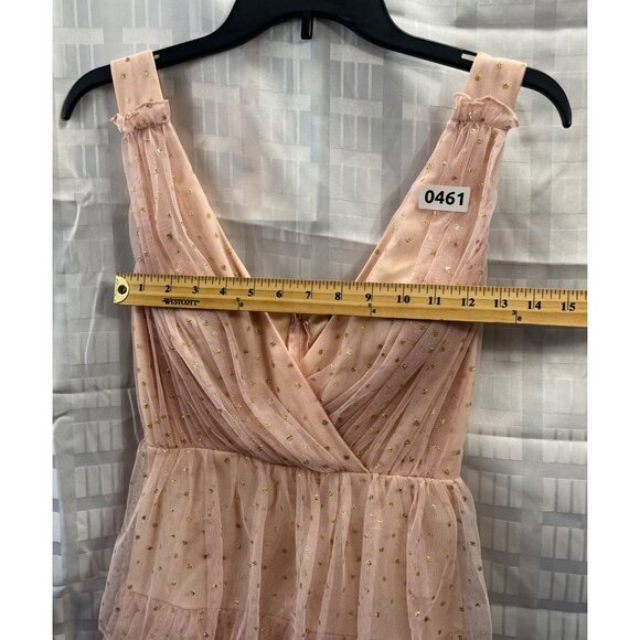 CITY TRIANGLES WOMEN/ YOUNG GIRLS DRESS SIZE 1COLOR ORANGE MELON CAP SLEEVE - Picture 6 of 13